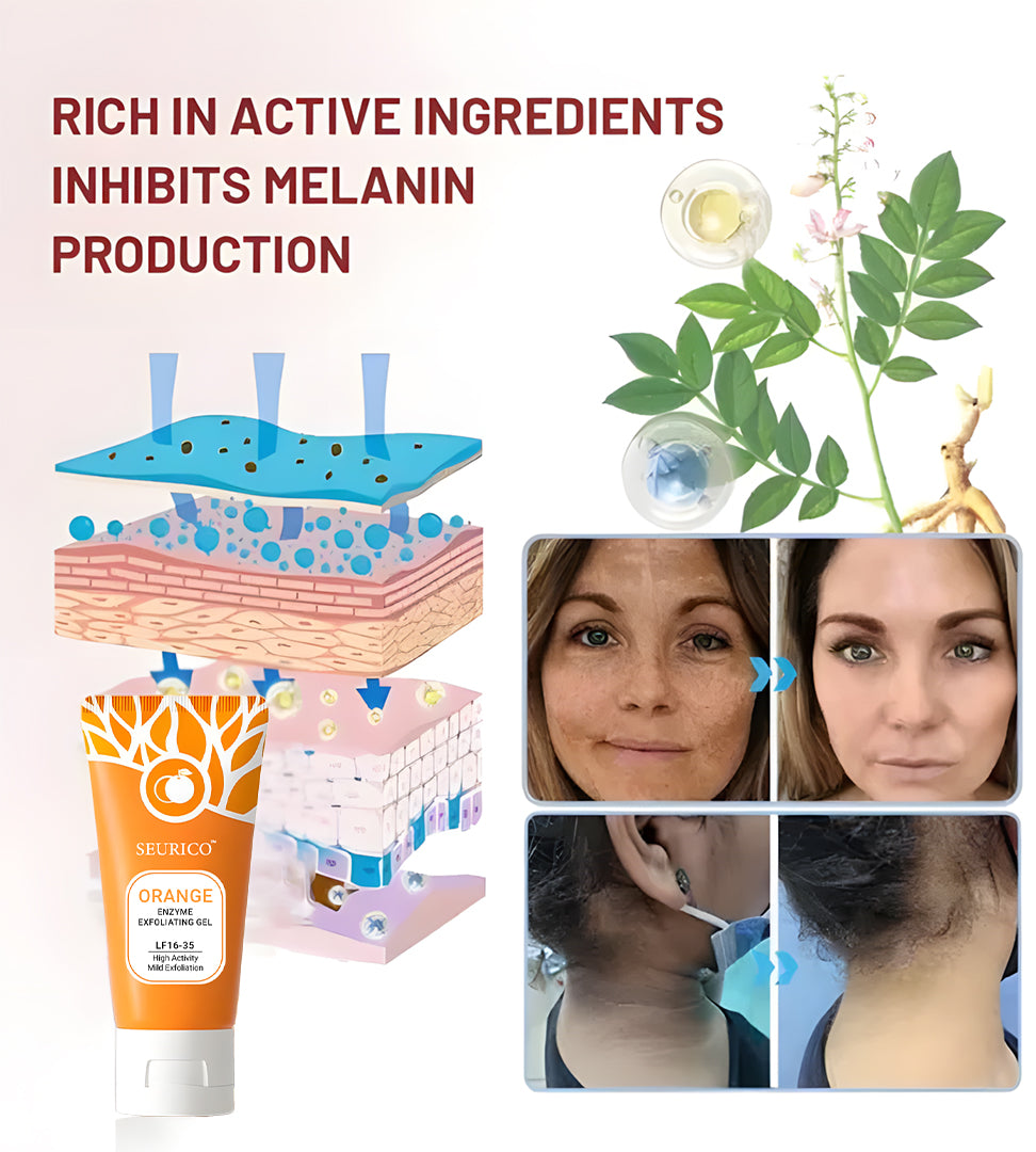 🍊🍊🍊Orange Enzyme Exfoliating Gel — The Gentle Miracle Your Skin Has Been Crying Out For