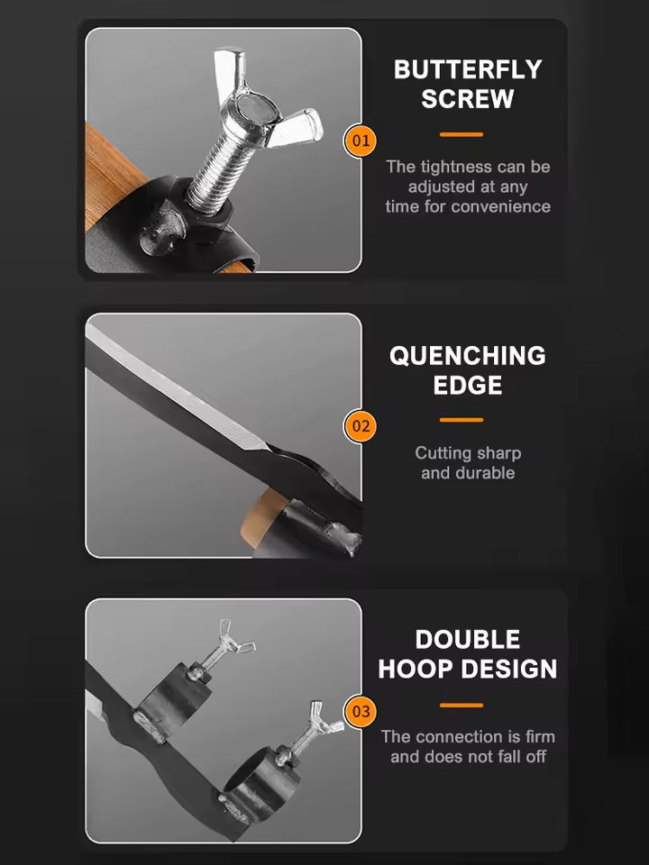 🌿Hot Sale! 🍃Multifunctional Sickle Cutter Head – Perfect for Garden, Farm, and Yard Trimming