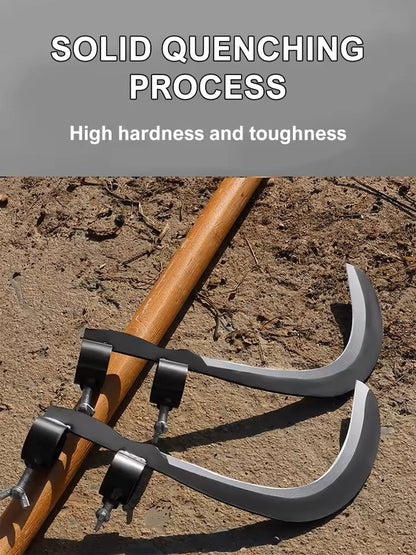 🌿Hot Sale! 🍃Multifunctional Sickle Cutter Head – Perfect for Garden, Farm, and Yard Trimming