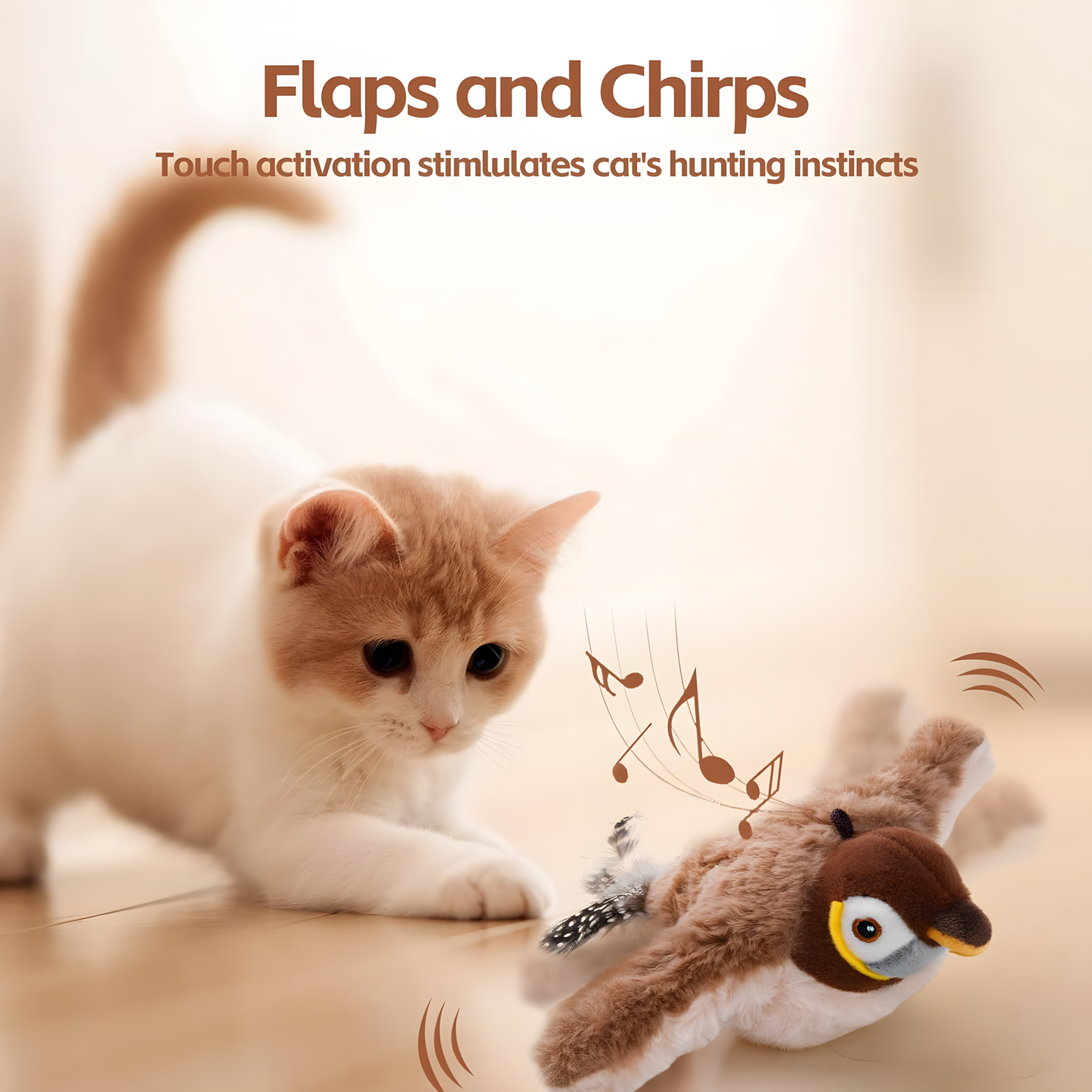HyperFlap™ Cat Toy Flapping Bird