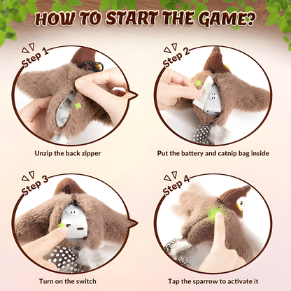 HyperFlap™ Cat Toy Flapping Bird