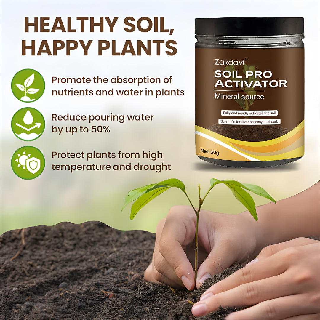 🌱 Zakdavi™ Soil Activated Treasure – The Secret to Faster, Healthier Plant Growth!