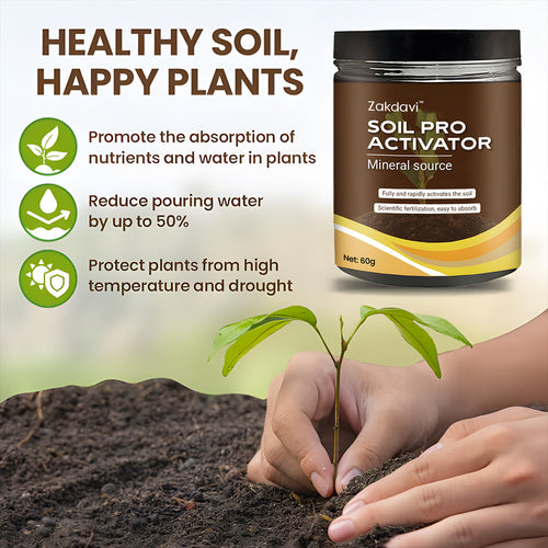 🌱 Zakdavi™ Soil Activated Treasure – The Secret to Faster, Healthier Plant Growth!