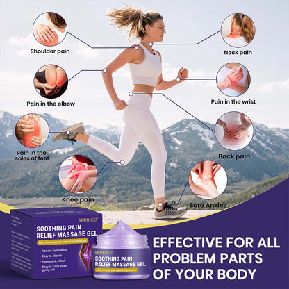 2025 New Upgrade Seurico™ Turmeric & Emu Oil Arthritis Soothing Pain Relief Massage Gel