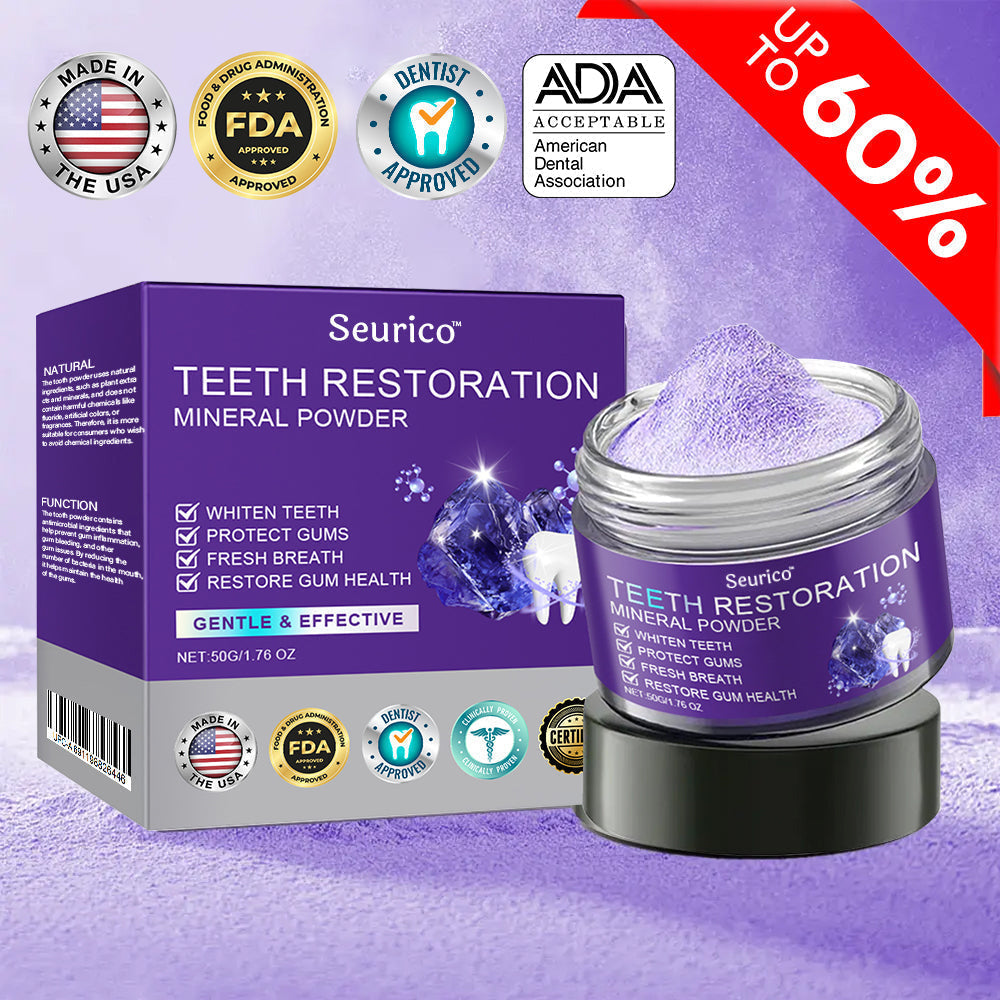 TeethRestoration Mineral Powder🦷(ADA recommended) 🎁Flash Sale - Don’t Miss Out