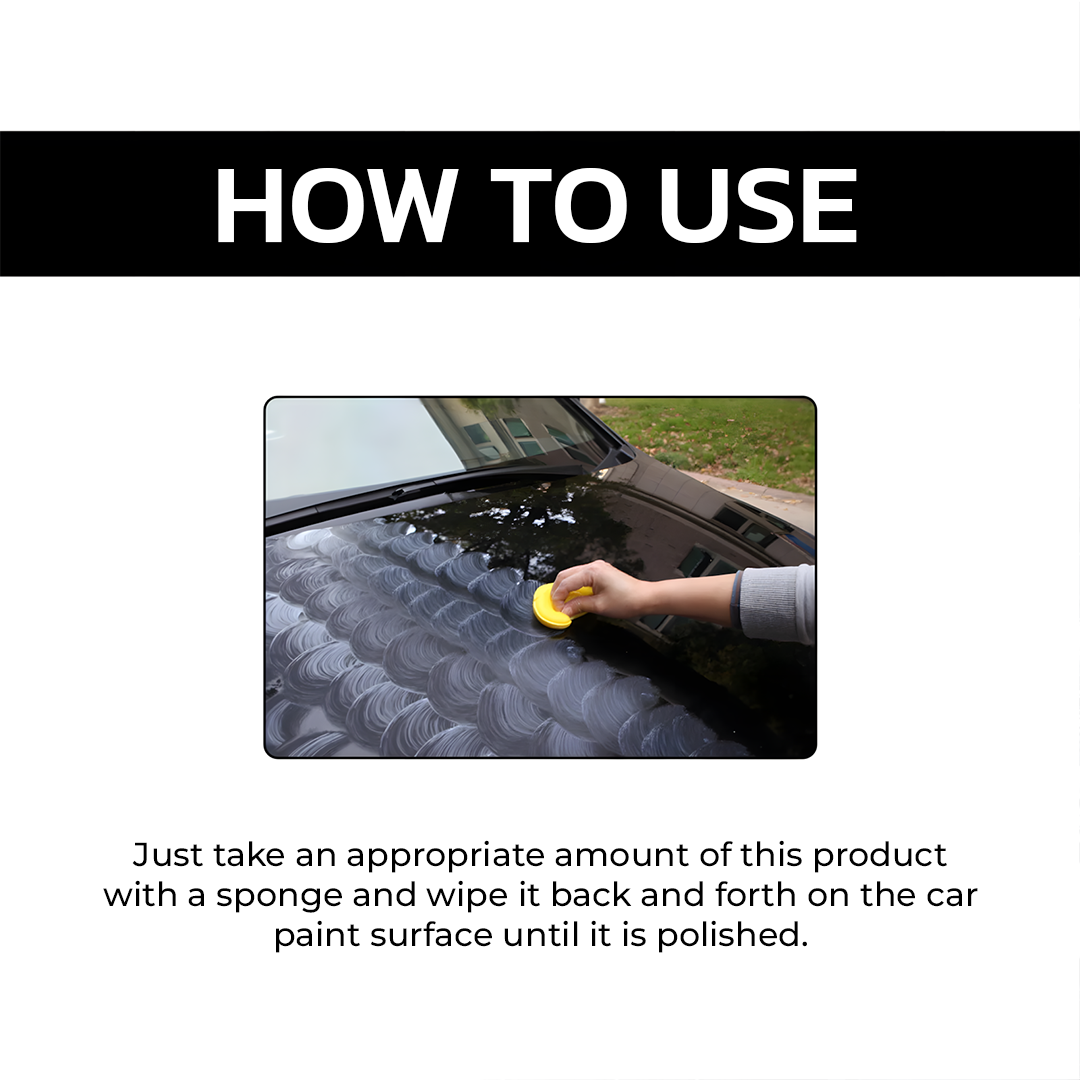 Titanium Ceramic Wax Cream — 9H Protection + Mirror-Gloss Shine in 15 Minutes