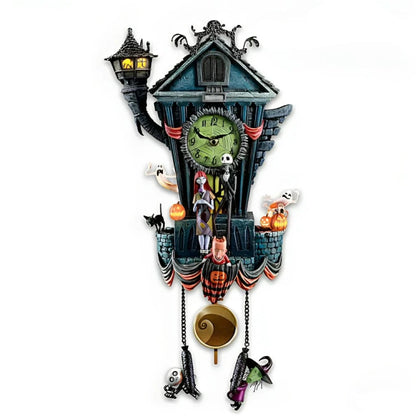 🎃 HallowClock - Halloween Wall Clock ⏰ Nightmare Before Christmas Collectible 👻