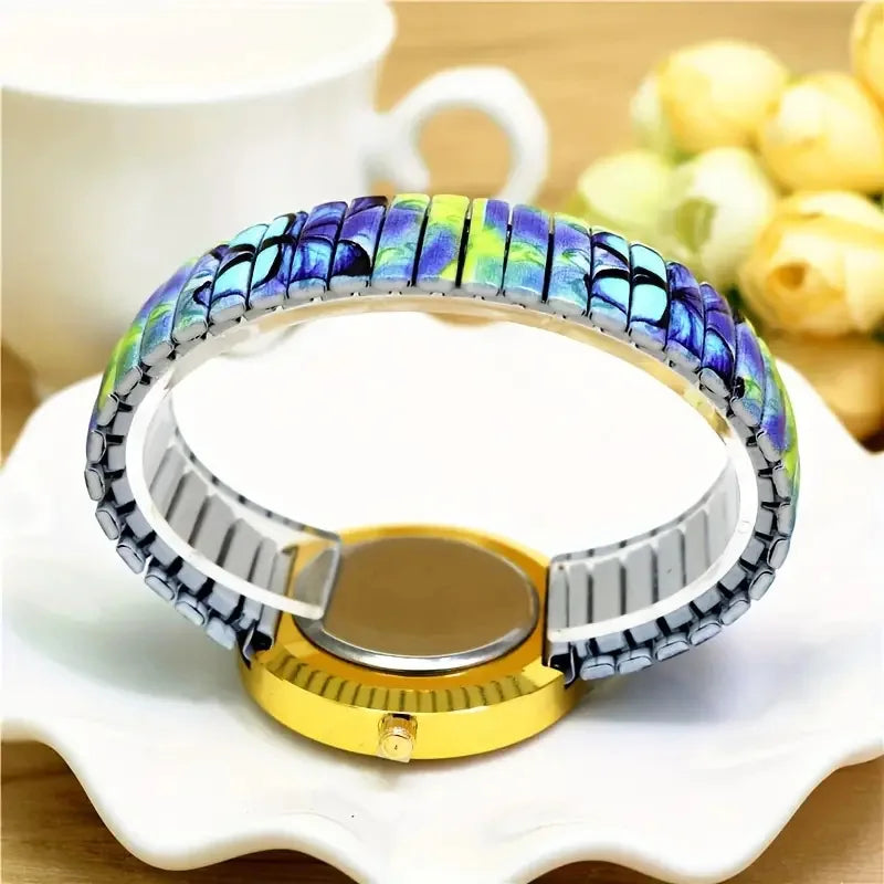 New Symphony Butterfly Watch Europe and the United States hot-selling elastic strap women's diamond-encrusted creative fashion q