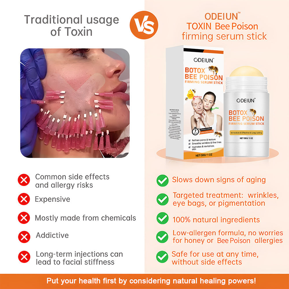 ⚡🔥Limited Time Only: Get 50% Off Now! 🎁 Odeiun™ Botox Bee Venom Firming Serum Stick