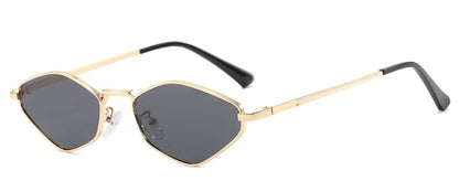 Trendy Polygonal Small Sunglasses