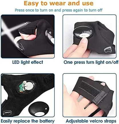 LED Flashlight Gloves – Free Your Hands, Light Up Everything!