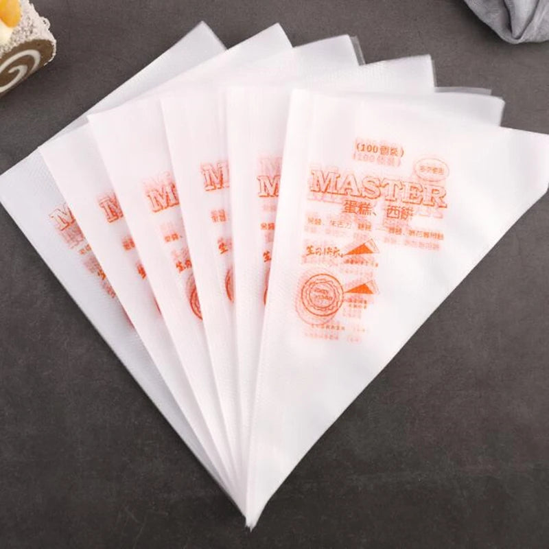 100 Pcs Disposable Pastry Bags