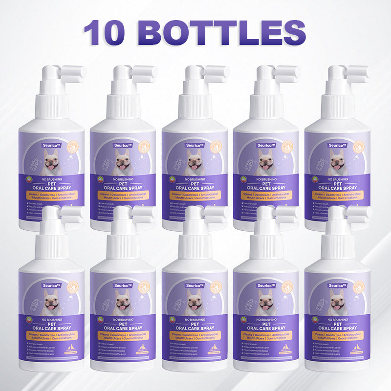 🔥Seurico™ Teeth Cleaning Spray with Oral Probiotics for Dogs & Cats