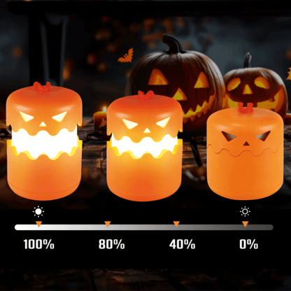 🎃 JEREMYTIS™ Spooky Glow Pumpkin Lantern – Collapsible, Rechargeable Jack-O’-Lantern for Halloween Fun! 🔋🌙