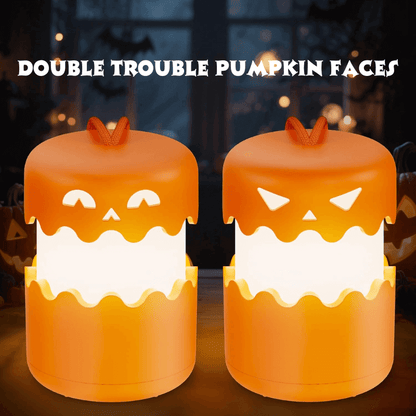 🎃 JEREMYTIS™ Spooky Glow Pumpkin Lantern – Collapsible, Rechargeable Jack-O’-Lantern for Halloween Fun! 🔋🌙