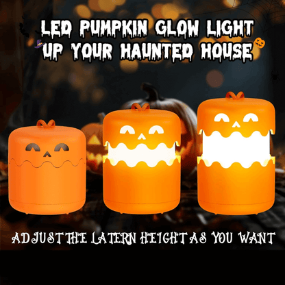 🎃 JEREMYTIS™ Spooky Glow Pumpkin Lantern – Collapsible, Rechargeable Jack-O’-Lantern for Halloween Fun! 🔋🌙