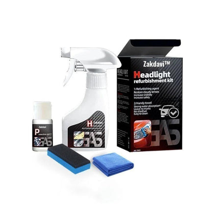 🚘 Zakdavi™ Automotive Headlamp Restoration Fluid Kit | Clear Vision, Safer Driving ✨
