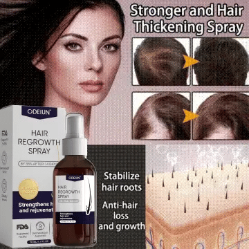 🌿 Odeiun™ Natural Hair Regrowth Spray – Naturally regrow fuller hair and restore your confidence