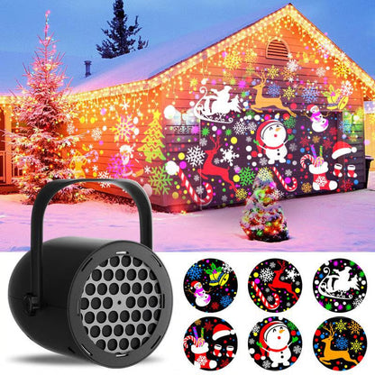 🎉 BLACK FRIDAY SALE 58% OFF + FREE GIFTS🎉 16-Pattern USB Christmas Projector Light