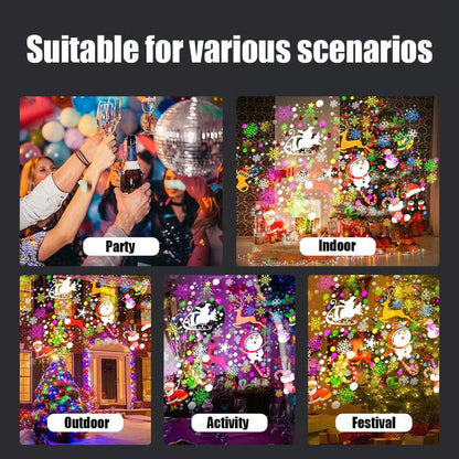 🎉 BLACK FRIDAY SALE 58% OFF + FREE GIFTS🎉 16-Pattern USB Christmas Projector Light