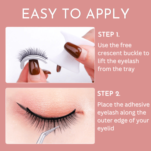 Effortless Beauty: Reusable Adhesive Eyelashes That Stay All Day