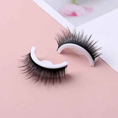 Effortless Beauty: Reusable Adhesive Eyelashes That Stay All Day