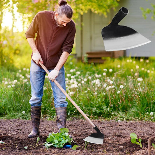 🌿Hot Sale! 🍃Heavy-Duty Steel Farm Gardening Weeding Hoe Head – Available in 21cm (8.27 in) & 28.5cm (11.22 in) Sizes