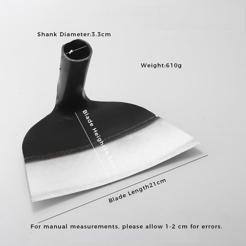 🌿Hot Sale! 🍃Heavy-Duty Steel Farm Gardening Weeding Hoe Head – Available in 21cm (8.27 in) & 28.5cm (11.22 in) Sizes