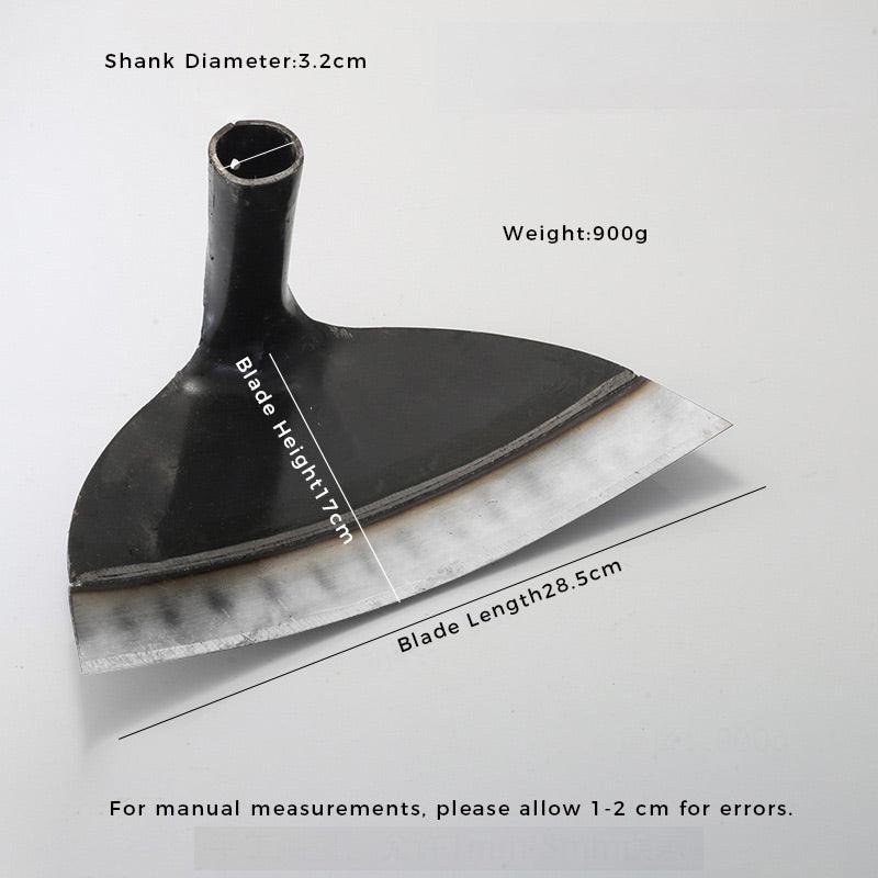 🌿Hot Sale! 🍃Heavy-Duty Steel Farm Gardening Weeding Hoe Head – Available in 21cm (8.27 in) & 28.5cm (11.22 in) Sizes