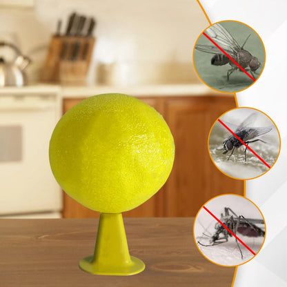 ✨2025 Hot Sale⌛🔥Sticky Fruit Fly Trap Ball with Stand & LED