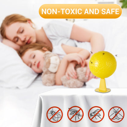 ✨2025 Hot Sale⌛🔥Sticky Fruit Fly Trap Ball with Stand & LED